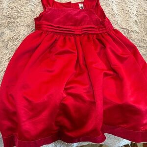 Carter's Red Satin Holiday Girl Dress